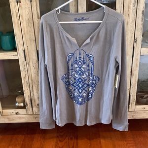 Lucky Brand Boho Long-sleeve Tee